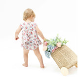 Cabbage Roses - Ruffle Back Top and Bloomer