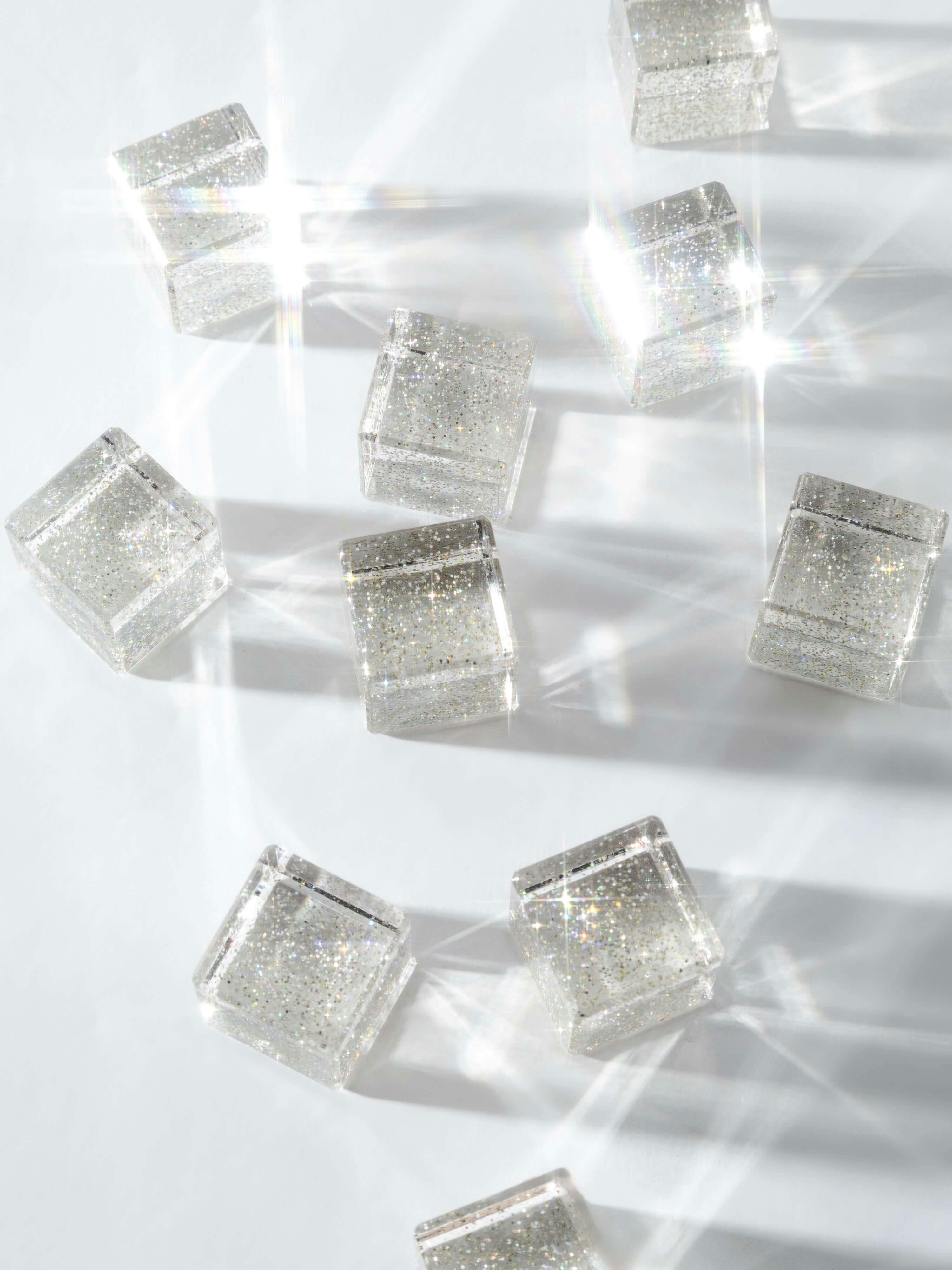 Cosmic Glitter Cubes