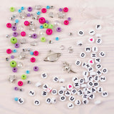 Block ‘N Rock Bracelets Kit - Create 4 Unique Letter Charm Bracelets