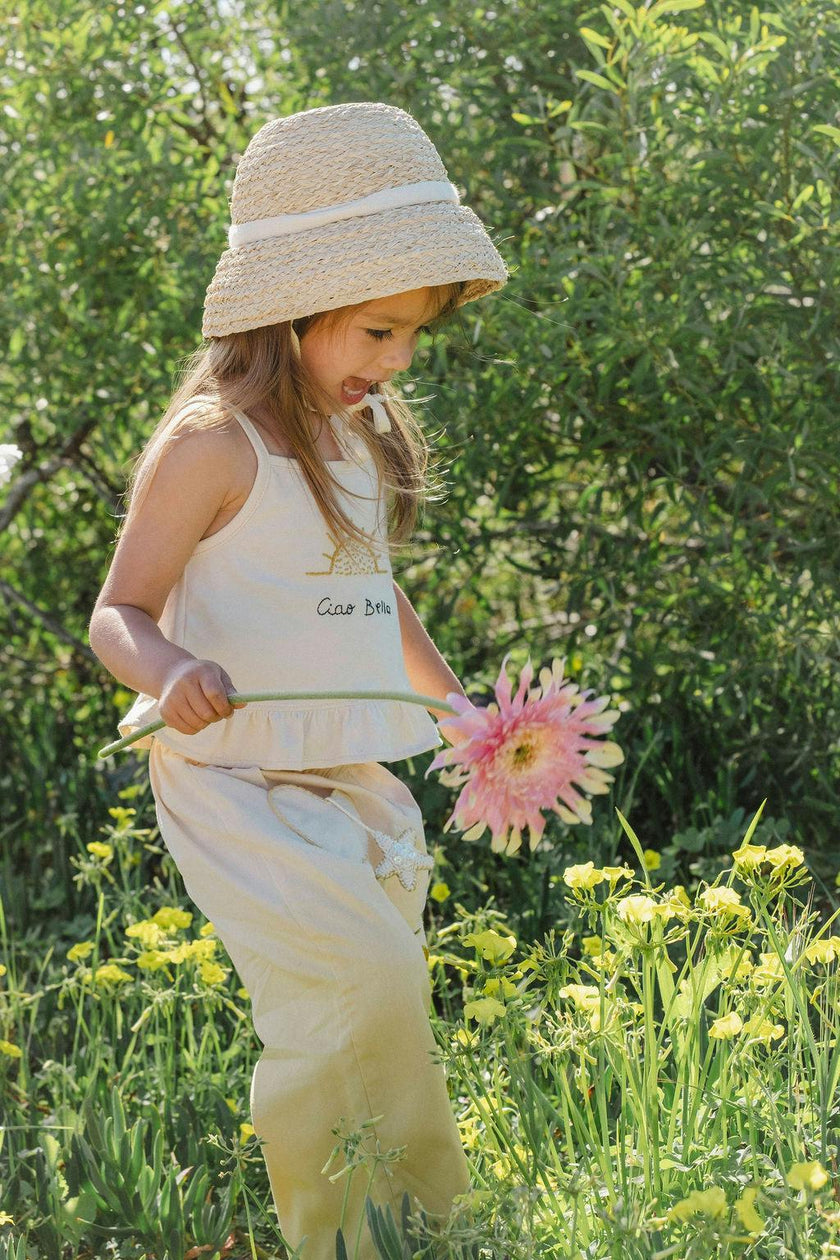 Wide-Leg Pant Set in Ciao Bella