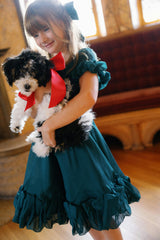 Mini Kendy Dress in Emerald
