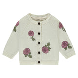 Floral Applique Cardigan