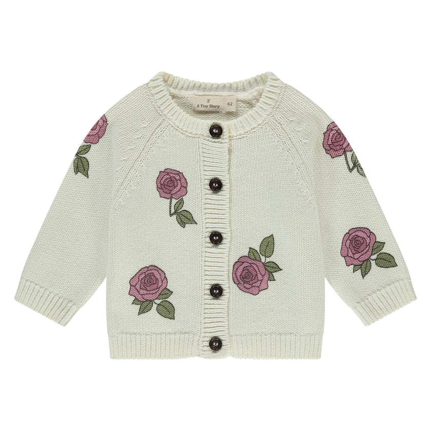 Floral Applique Cardigan