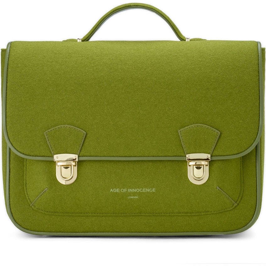 Boston Wool Adjustable Shoulder Strap Schoolbag