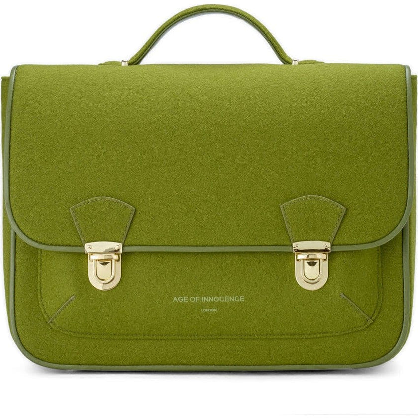Boston Wool Adjustable Shoulder Strap Schoolbag