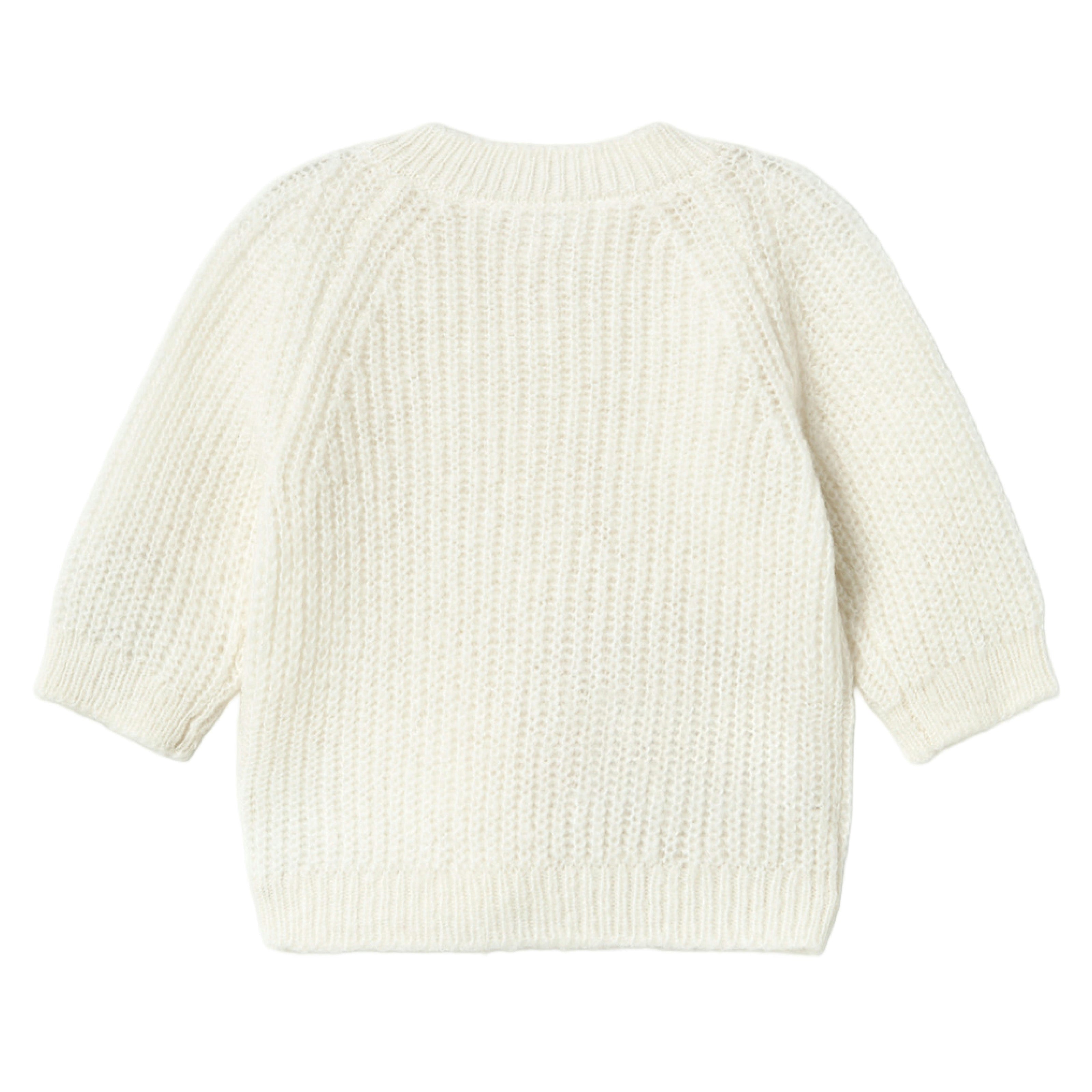 White Knit Cardigan
