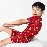 Hogwarts Express Bamboo Kids Pajama Short Set