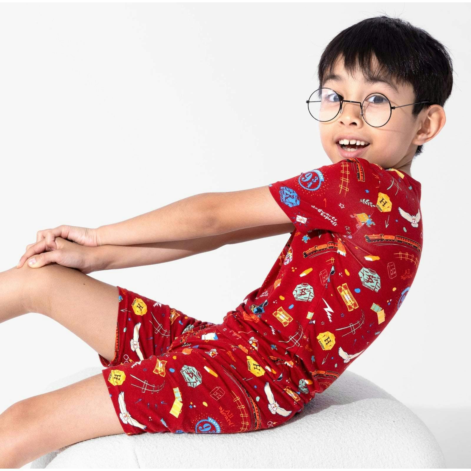 Hogwarts Express Bamboo Kids Pajama Short Set