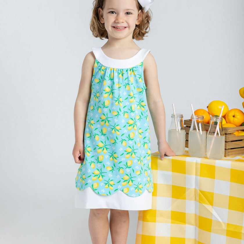 Lemon Print Dress