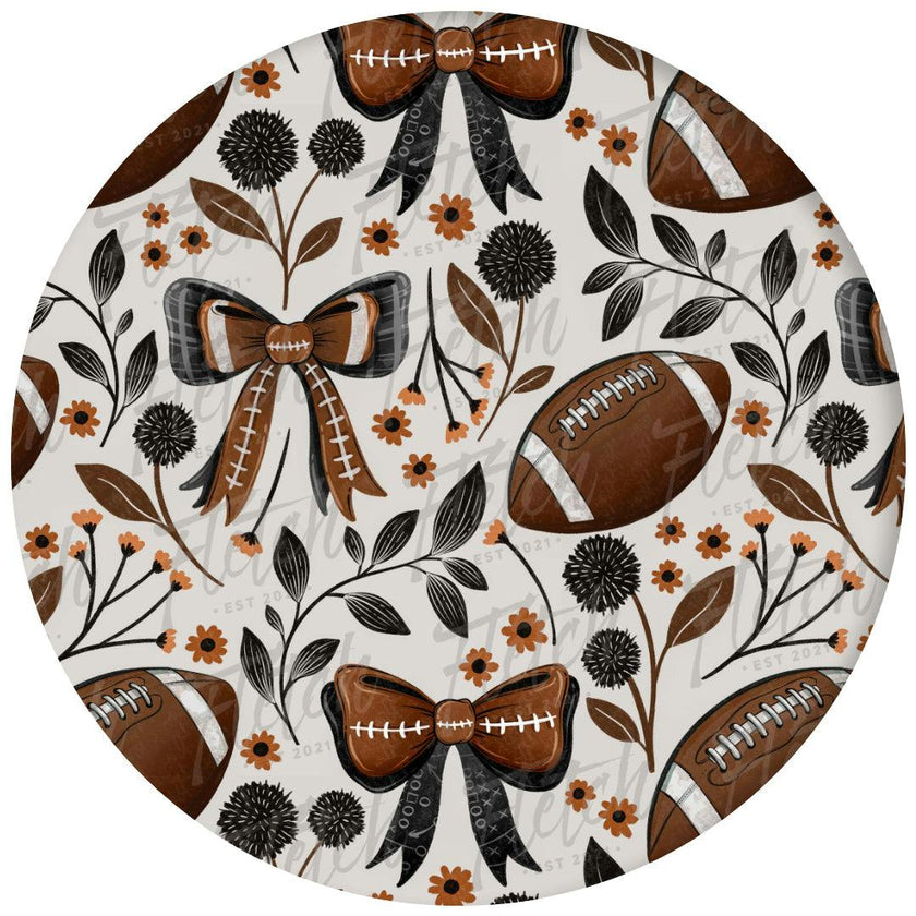 Game Day Blooms Ruffle Footie Snoozer
