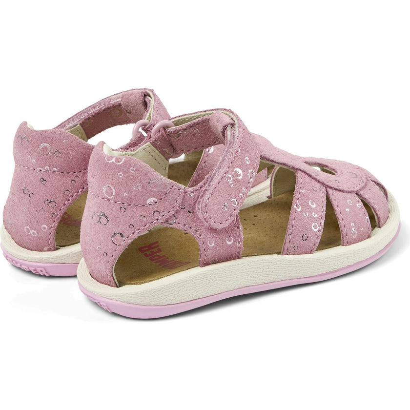 Bicho Leather First Walker Sandals, Pink
