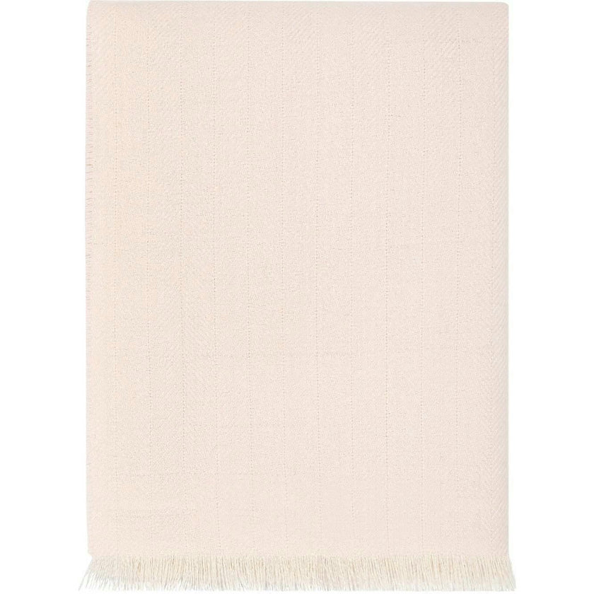 Herringbone Baby Alpaca Woven Blanket