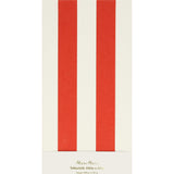 Red Striped Tablecloth