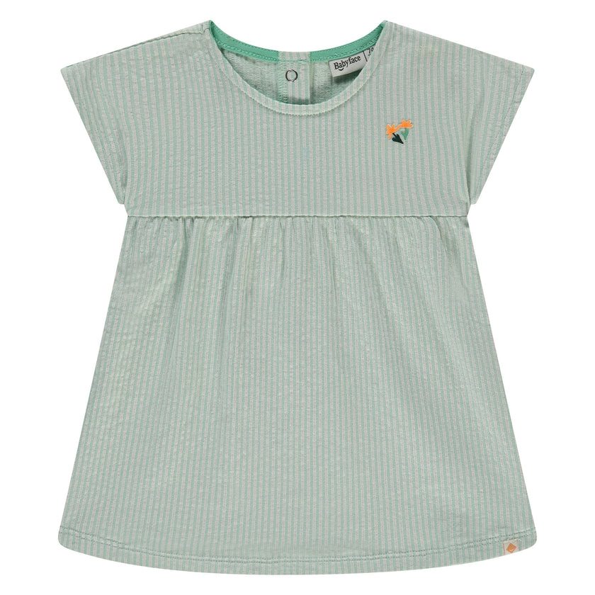 Short Sleeve Striped Dress