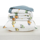 Cotton Muslin Toddler Bedding 3 Piece Set - Work Trucks