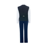 Navy Benito Vest Outfit Set