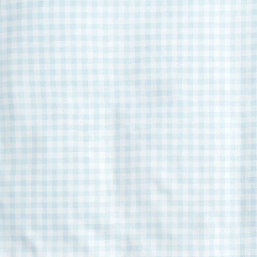 Picnic Gingham Toddler Pillow - Blue
