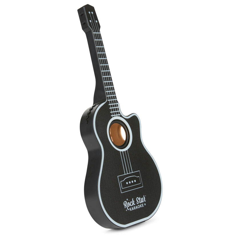 Rock Star Karaoke -Guitar Speaker & Microphone Combo - Black