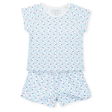 Emery Girls' Short Set - Tennis Match Pink