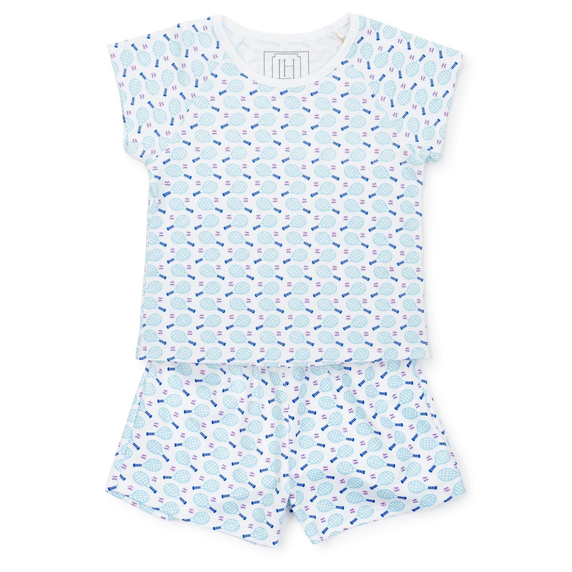 Emery Girls' Short Set - Tennis Match Pink