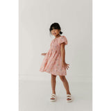 Peasant Bubble Sleeve Dress