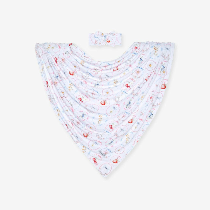 Caroline Picot Swaddle Headband Set