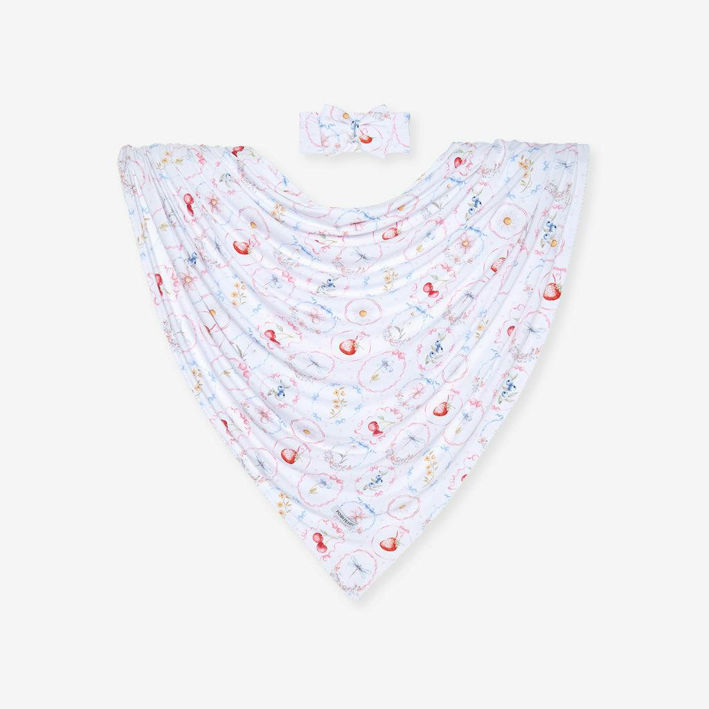 Caroline Picot Swaddle Headband Set