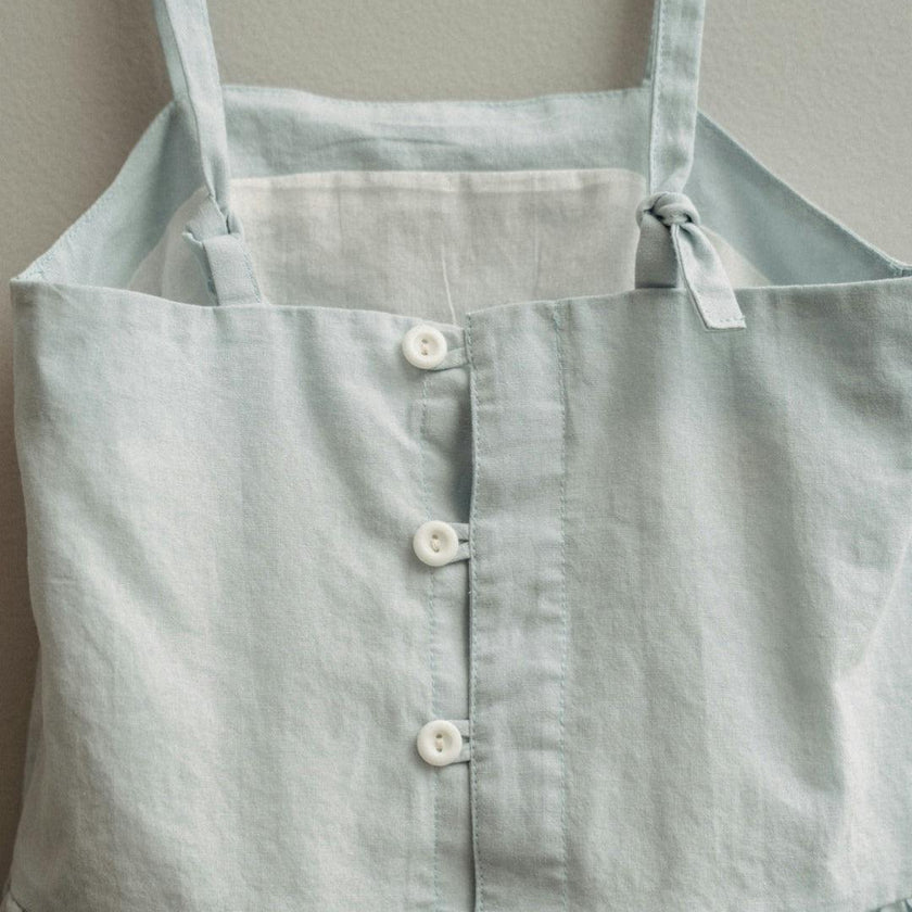 Hikari Pintuck Dress | Powder Blue