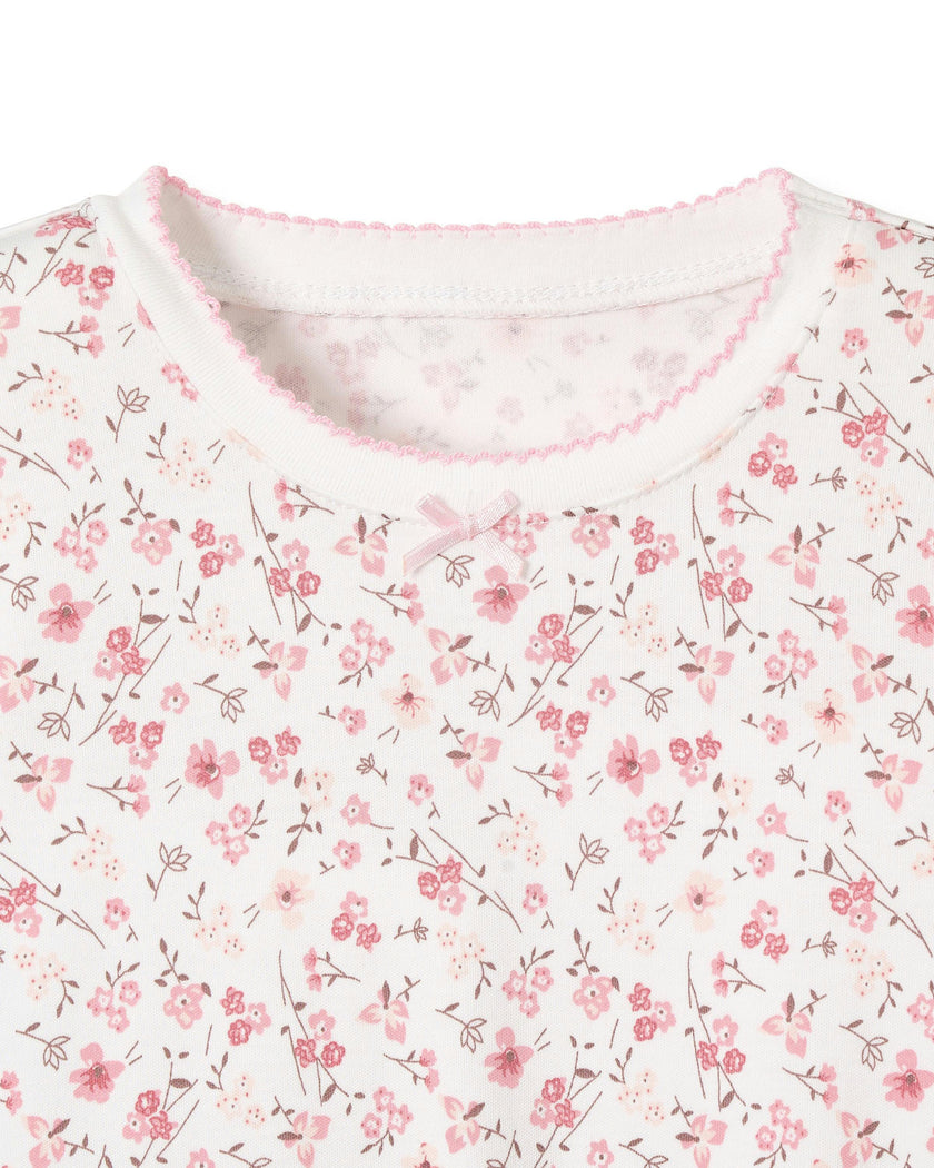 Kid's Pima Snug Fit Pajama Set in Dorset Floral