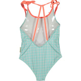 Gingham splash swimsuit