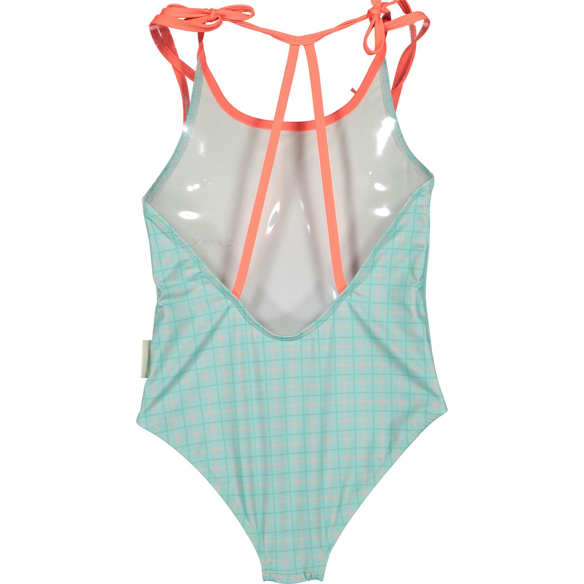 Gingham splash swimsuit