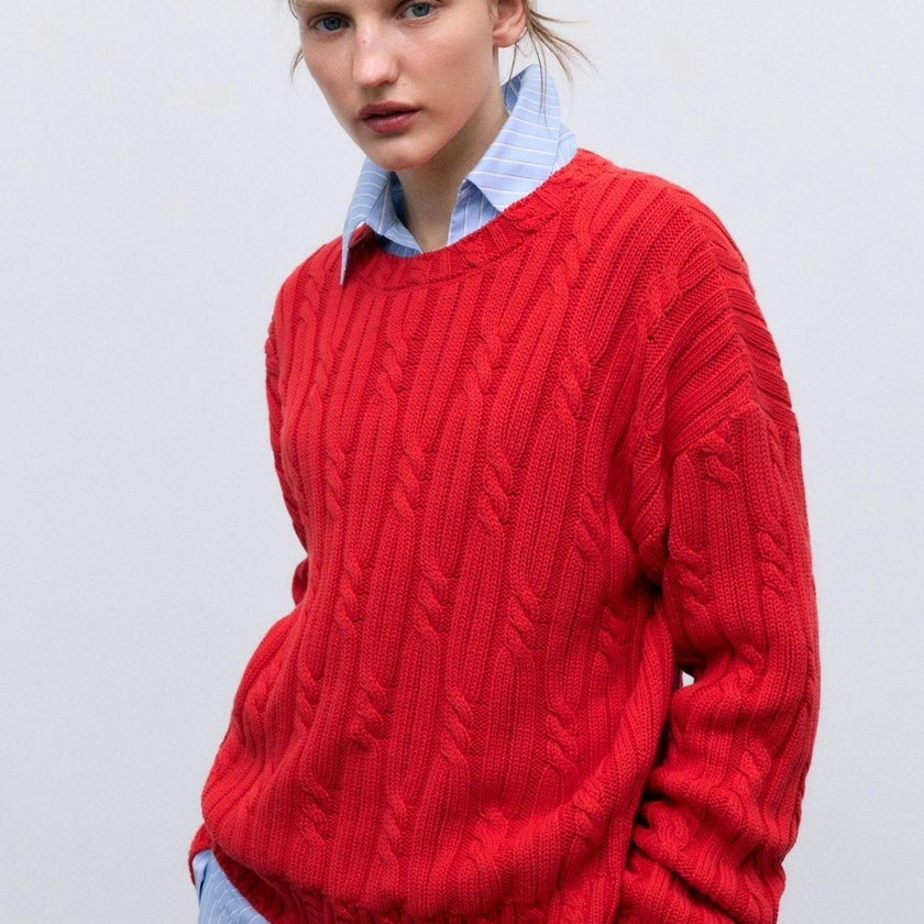 Aura Woman Shirt Vista Blue Stripes