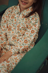 Tracksuit Jacket | Organic Cotton Jersey - In Bloom