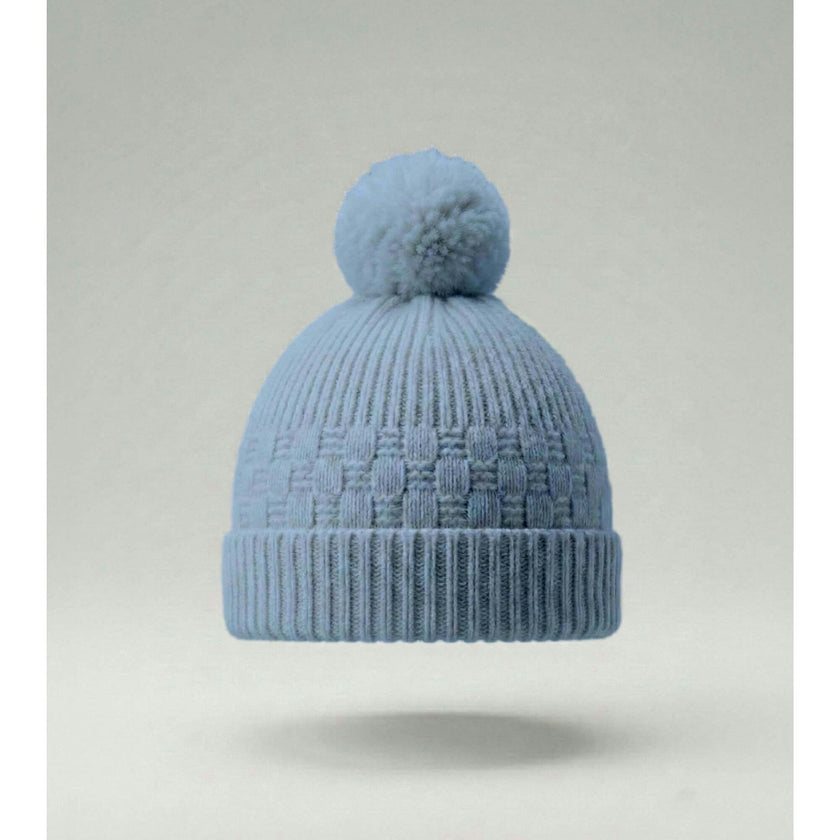The Aspen Cashmere Baby Beanie | Sky