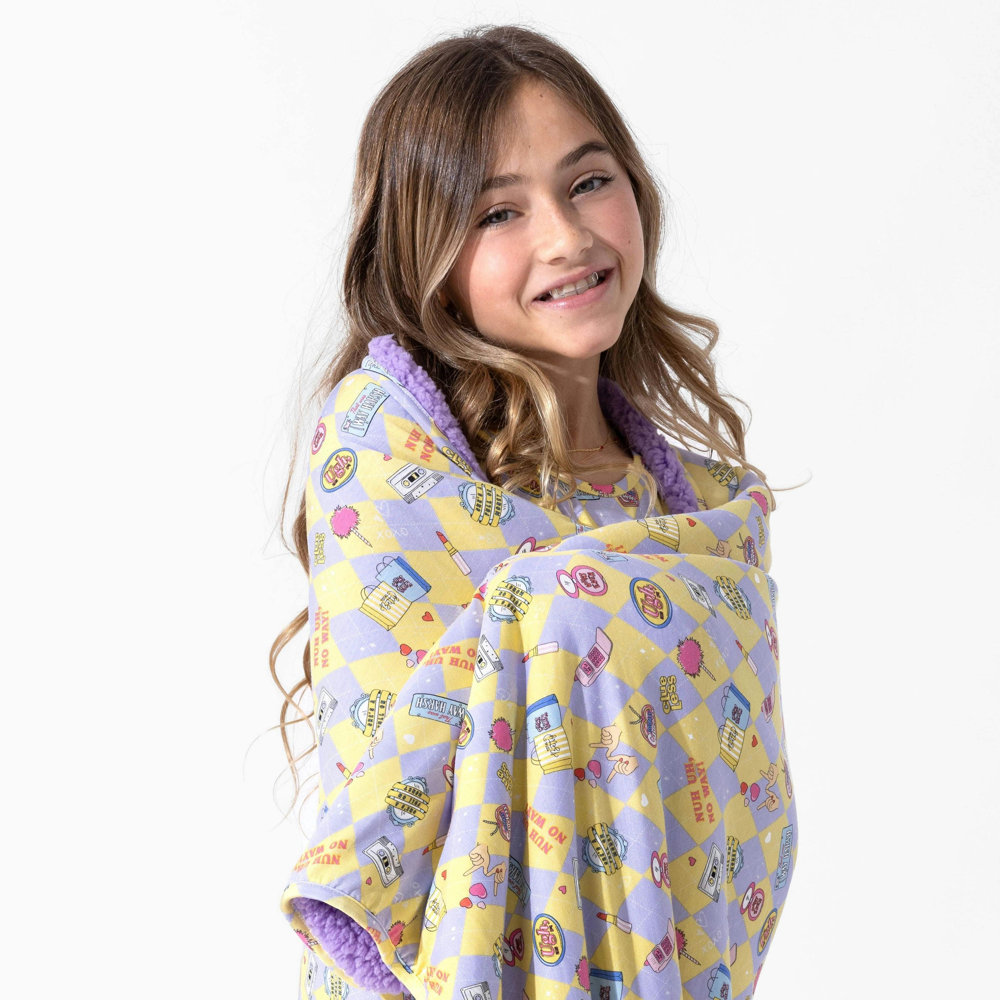 Clueless As If! Bamboo Sherpa Blanket