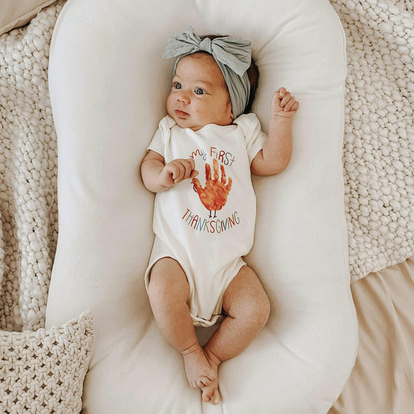 graphic bodysuit | thanksgiving hand