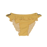 Sisi Lemon Patch Ruffle Waist & Trim Swimming Briefs