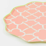 Bamboo Pattern Dinner Plates