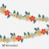 Felt Flower Garland