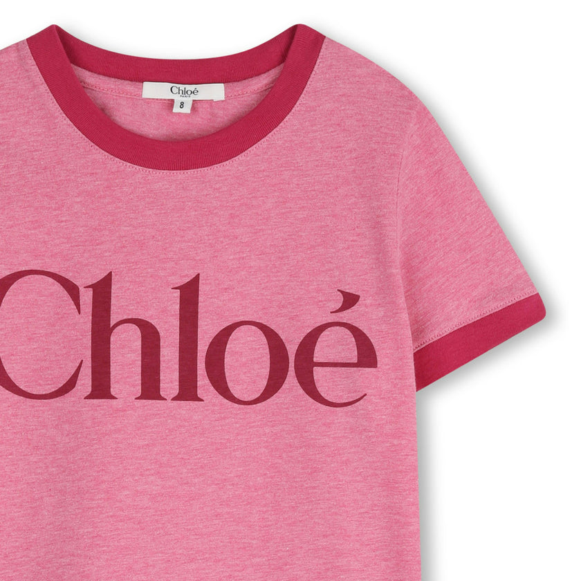 Pink Chloé Logo T-Shirt