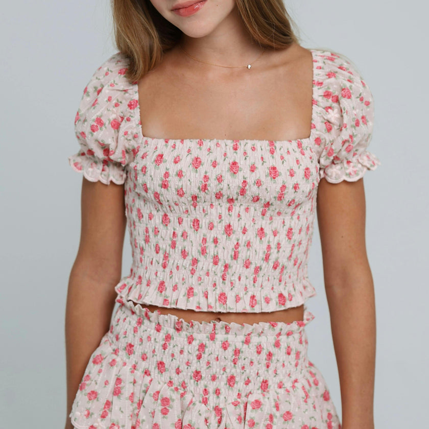 Edén Skirt in Petite Rose