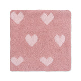 Blush and Rose Heart Blanket