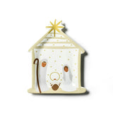Nativity Shaped Platter Brown Skin