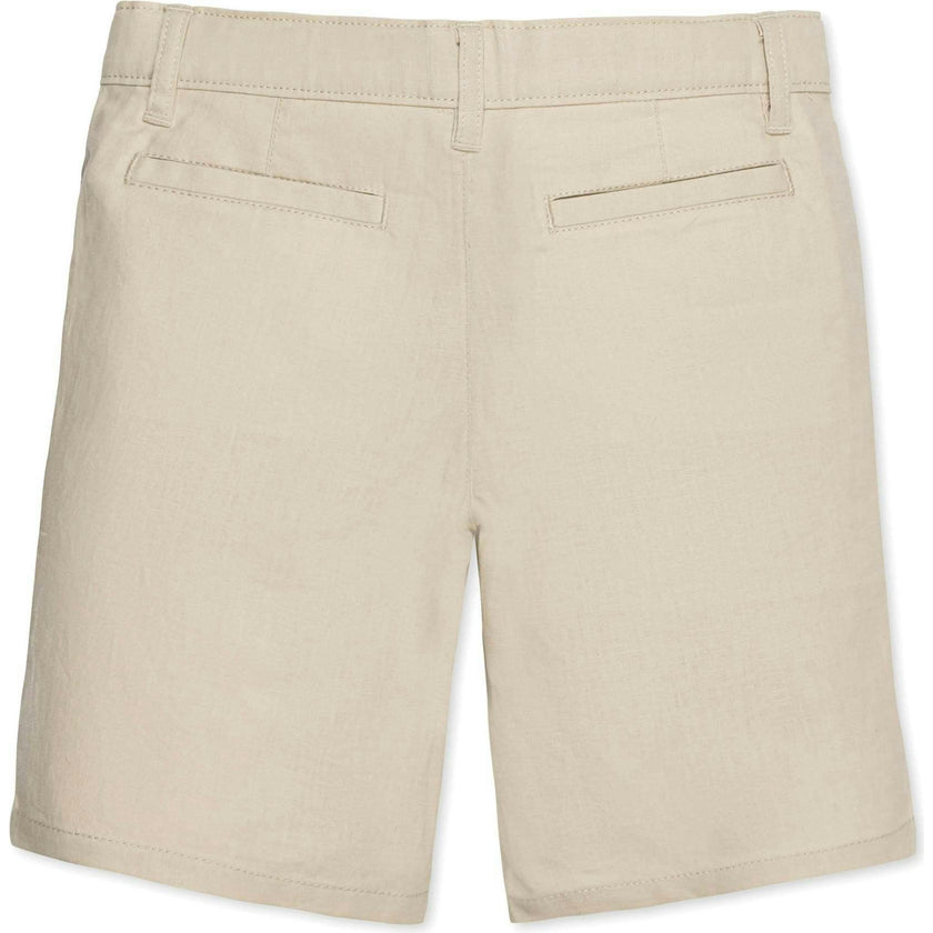 Linen Blend Short, Brown