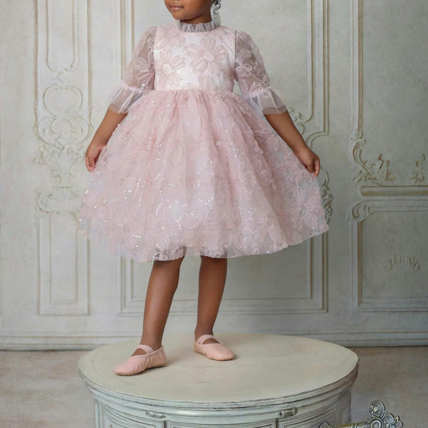 Blush Petal Music Box Dress