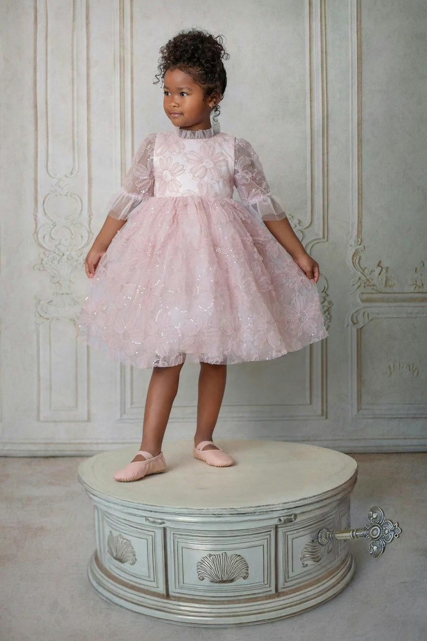 Blush Petal Music Box Dress