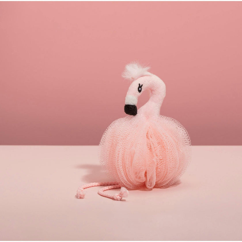 Fluff-Tastic Flamingo Loofah