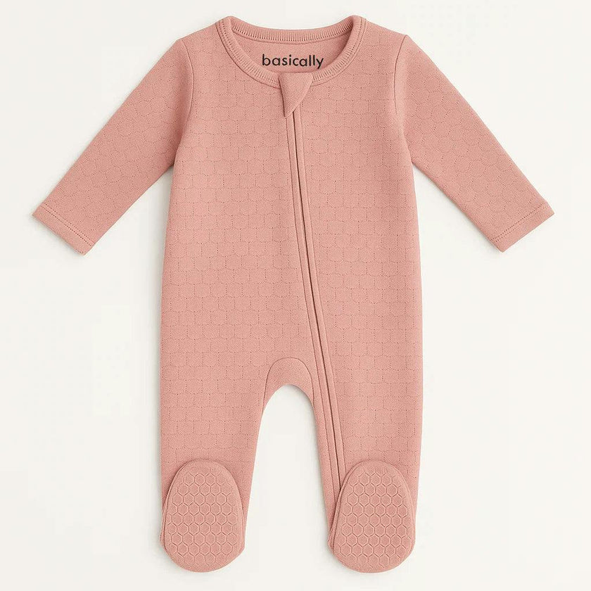 Baby Honeycomb Footie