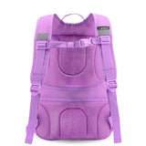 Junior Backpack with Lunch Box and 14oz Water Bottle For School in Puffy Flower