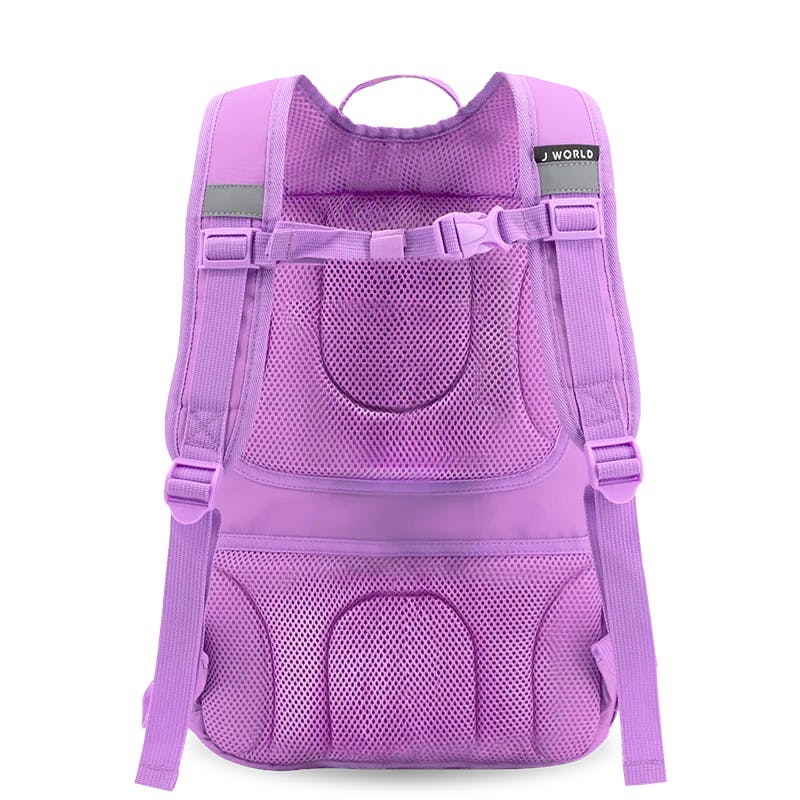 Junior Backpack with Lunch Box and 14oz Water Bottle For School in Puffy Flower